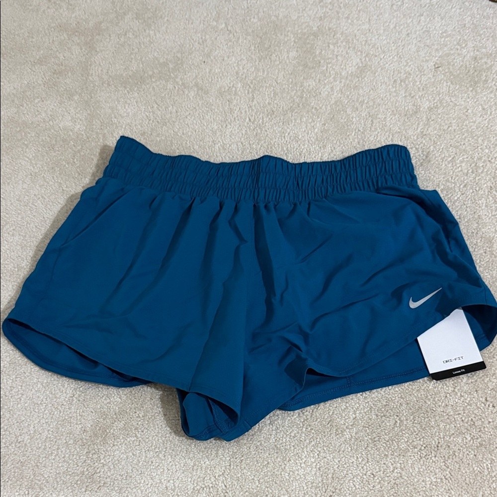 NEW Nike Women's Teal Athletic Shorts